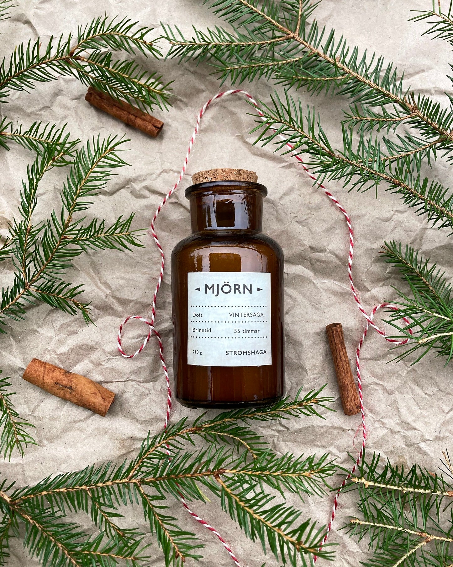 Illatos karácsonyi gyertya