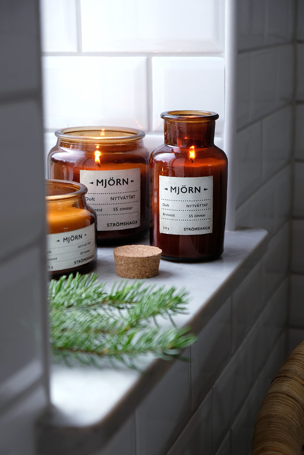 Illatos karácsonyi gyertya